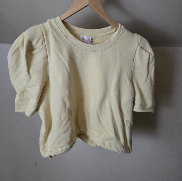 Nation LTD Olivia Sweatshirt in Cornsilk Coloring - ALTERED - Picture 4 of 7